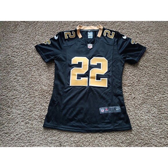 New Orleans Saints Jersey Women's Small #22 Mark Ingram Jr. Black Short Sleeve
